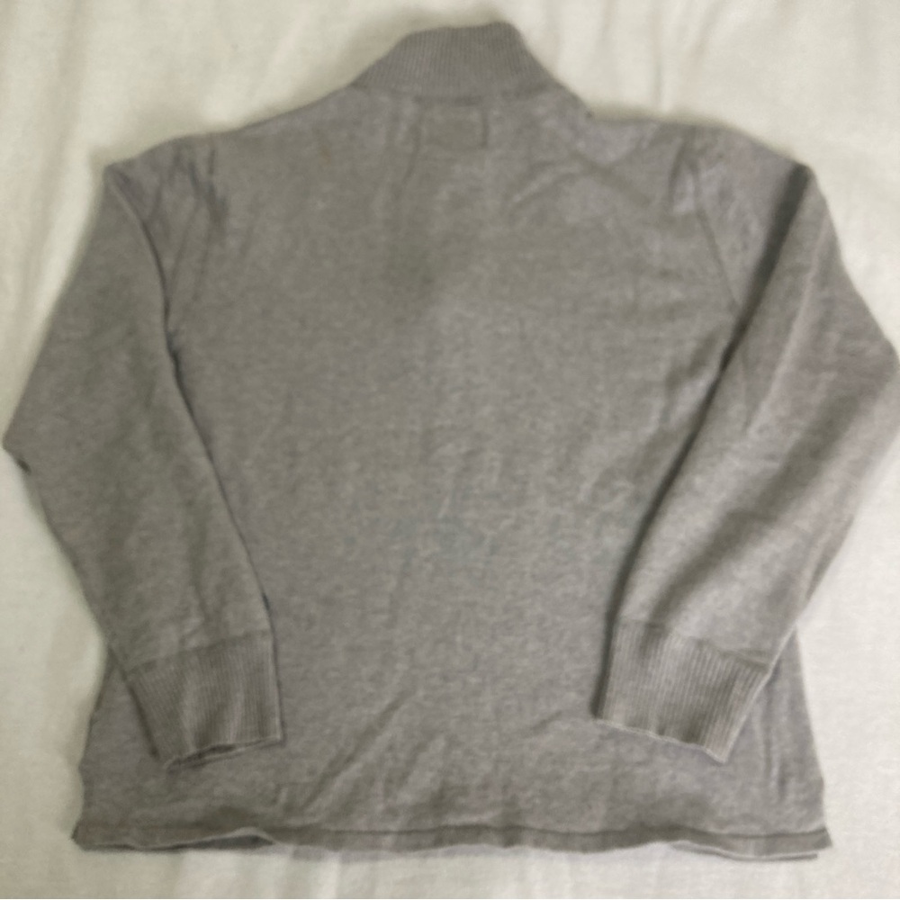 Men's Sweater The North Face Pullover California Heritage Gray Sz S Quarter Zip - Picture 2 of 16